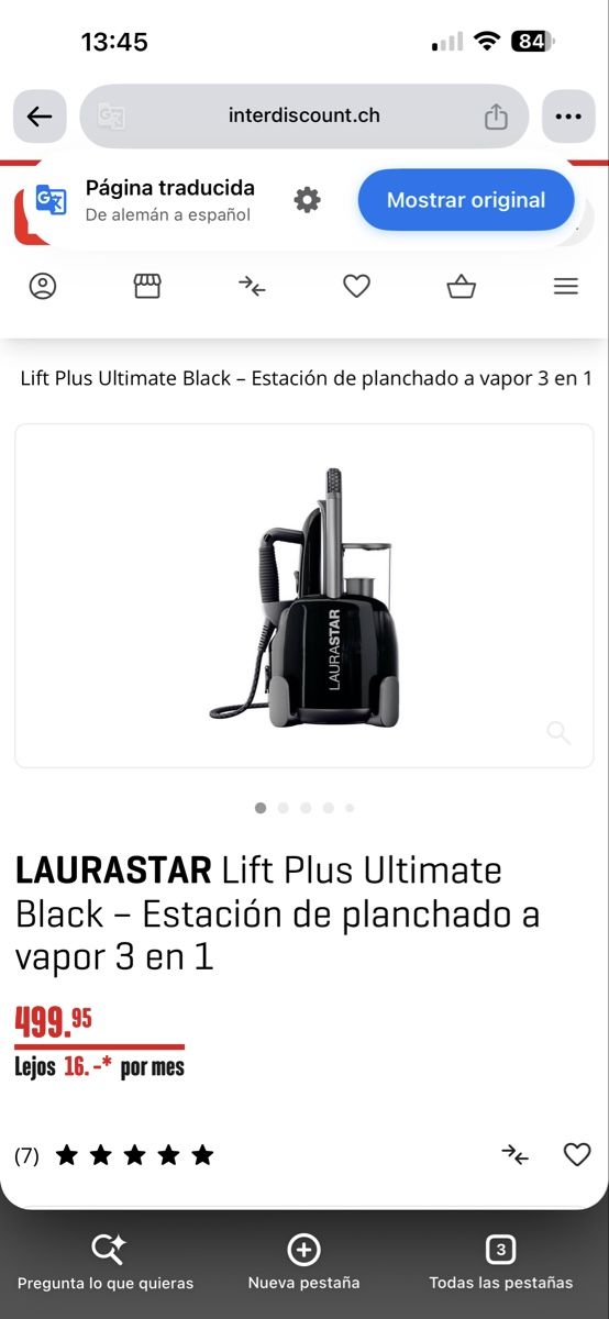 Laurastar Ferri da stiro: LAURASTAR Lift Plus Ultimate – Nuovo (secondo la descrizione) da Oetwil am See venduto da jen_gyn8
