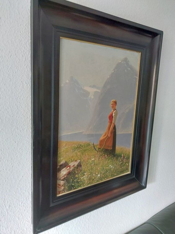 Originalbild vom Maler Hans Dahl aus Norwegen Kaufen auf Ricardo