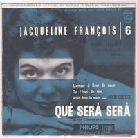 Jacqueline Francois  --  Qué Sera sera   Single7  EP
