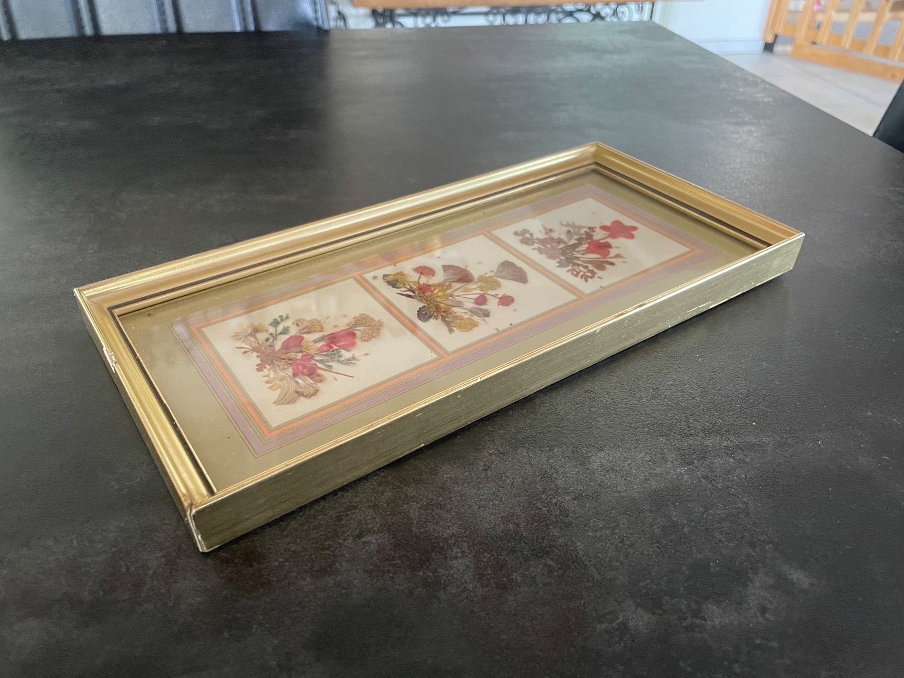 Dipinti: Ancien Tableau Fleurs Séchées – Usato da Vallamand venduto da Bricbracbroc82 7