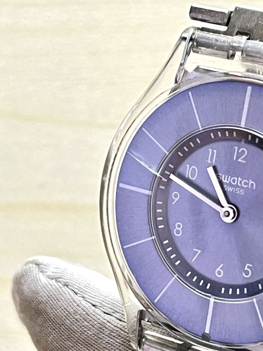 Swatch Uhren: Swatch Uhr transparent mit Metallband  – Gebraucht aus Grenchen von chththl 2