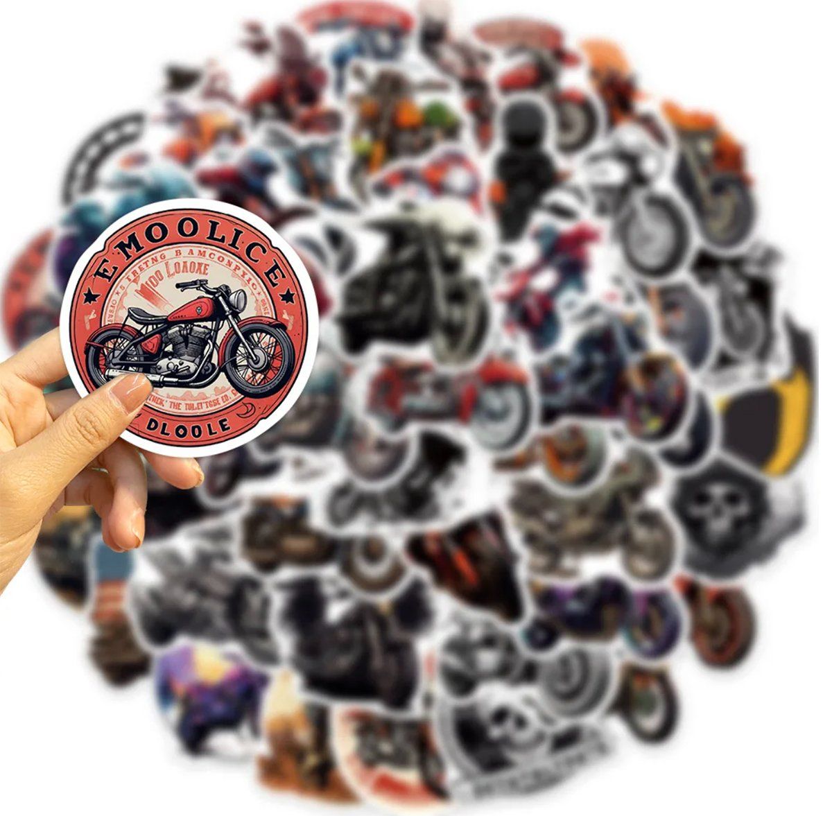 8 Stickers Harley-Davidson – Neufs – 🇺🇸🦅💀🏍️ – Autocollants Moto – J167