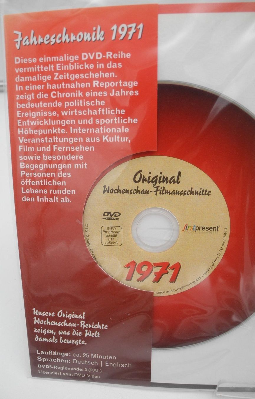 Karten: Geburtstagskarte mit CD, Jahr 1971 – Neu und originalverpackt aus Kottwil von Crazyrolf 2