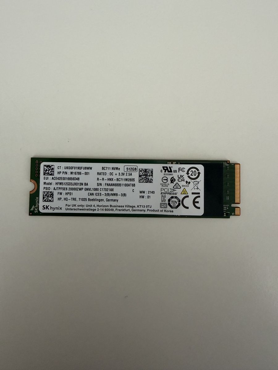 Harddisks: SK Hynix NVME SSD 512GB – Gebraucht aus Pfäffikon SZ von cha_lh26