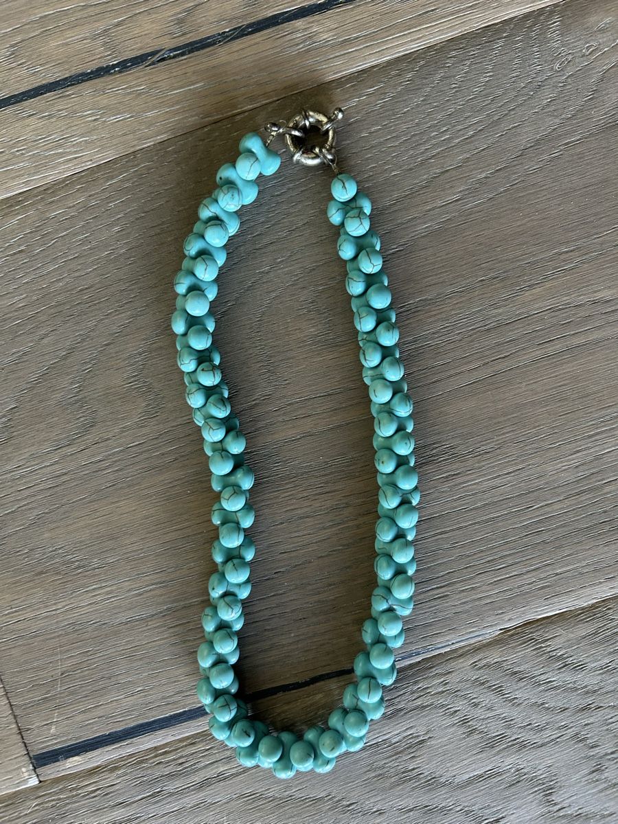 Catenine: Collier turquoise tendance – Nuovo (secondo la descrizione) da La Croix (Lutry) venduto da fashionclub01