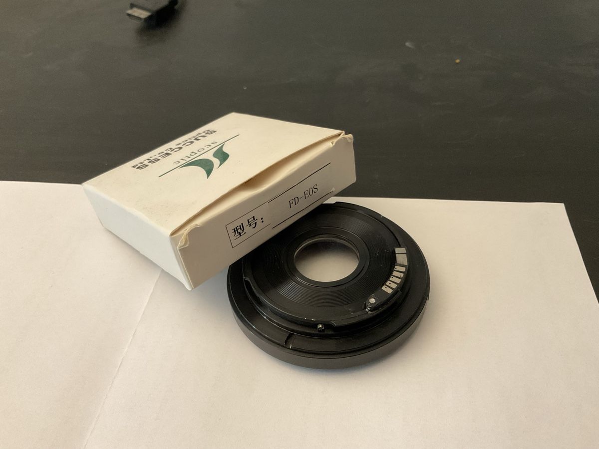 Canon Adattatori foto: Scoptic FD-EOS Objektiv Adapter – Usato da Horgen venduto da EhrenJohnson 1