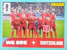 Panini FIFA Sticker: Schweiz Nati "WE ARE SWITZERLAND" neu!