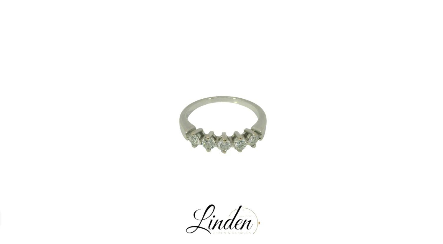 Anelli: Damenring 750 Weissgold Diamant – Usato da Zürich venduto da Linden-Uhren