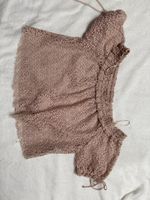 Top Zara Basic Collection in pizzo rosa, taglia S ✨