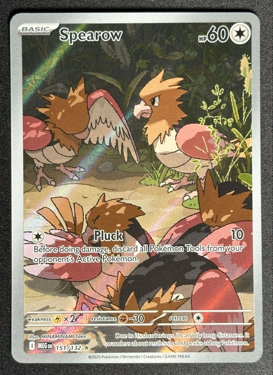 Pokémon Carte collezionabili: Spearow 151/132 Mega Evolution Illustration Rare – Nuovo (secondo la descrizione) da Untersiggenthal venduto da NP_95 1
