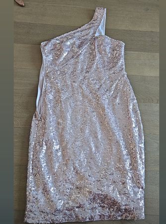Goldenes Kleid / Abendkleid / Glitzerkleid