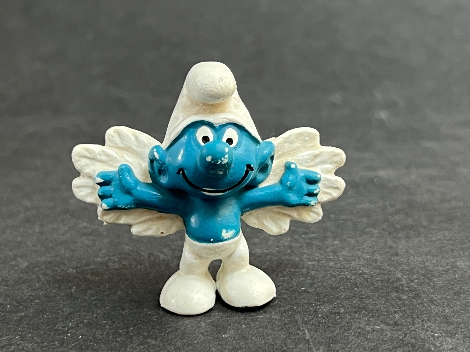Bullyland Statuette: 20071: Fliegender Schlumpf - BULLY - – Usato da Ennetbaden venduto da mapa05