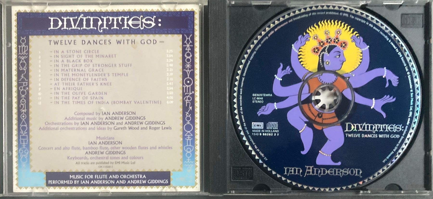 CD: JETHRO TULL / IAN ANDERSON - DIVINITIES: TWELVE DANCES WITH – Usato da Poliez-Pittet venduto da Newtown-Records 2