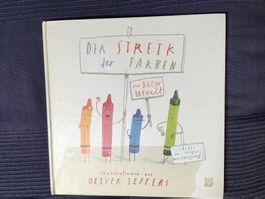 Kinderbuch Der Streik der Farben, gebraucht guter Zustand
