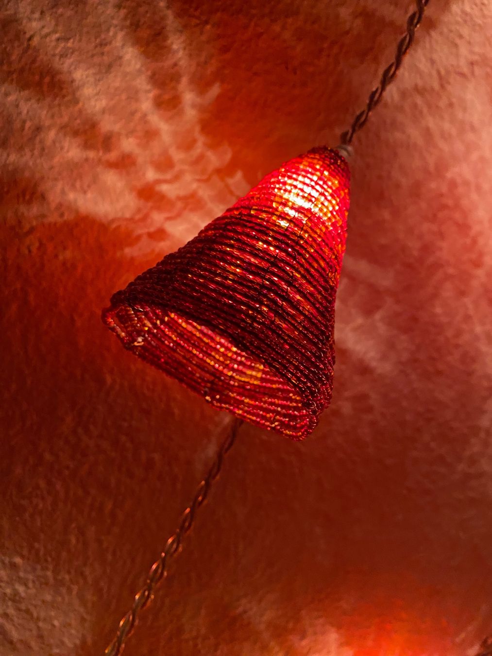 Ghirlande e barre luminose: Lichterkette 6 m lang Einzelstück Körbchen rot Deko LED – Usato da Basel venduto da him_5r5n 3
