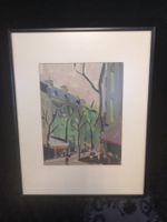 GOUACHE SIGNÉE SCHONBACH