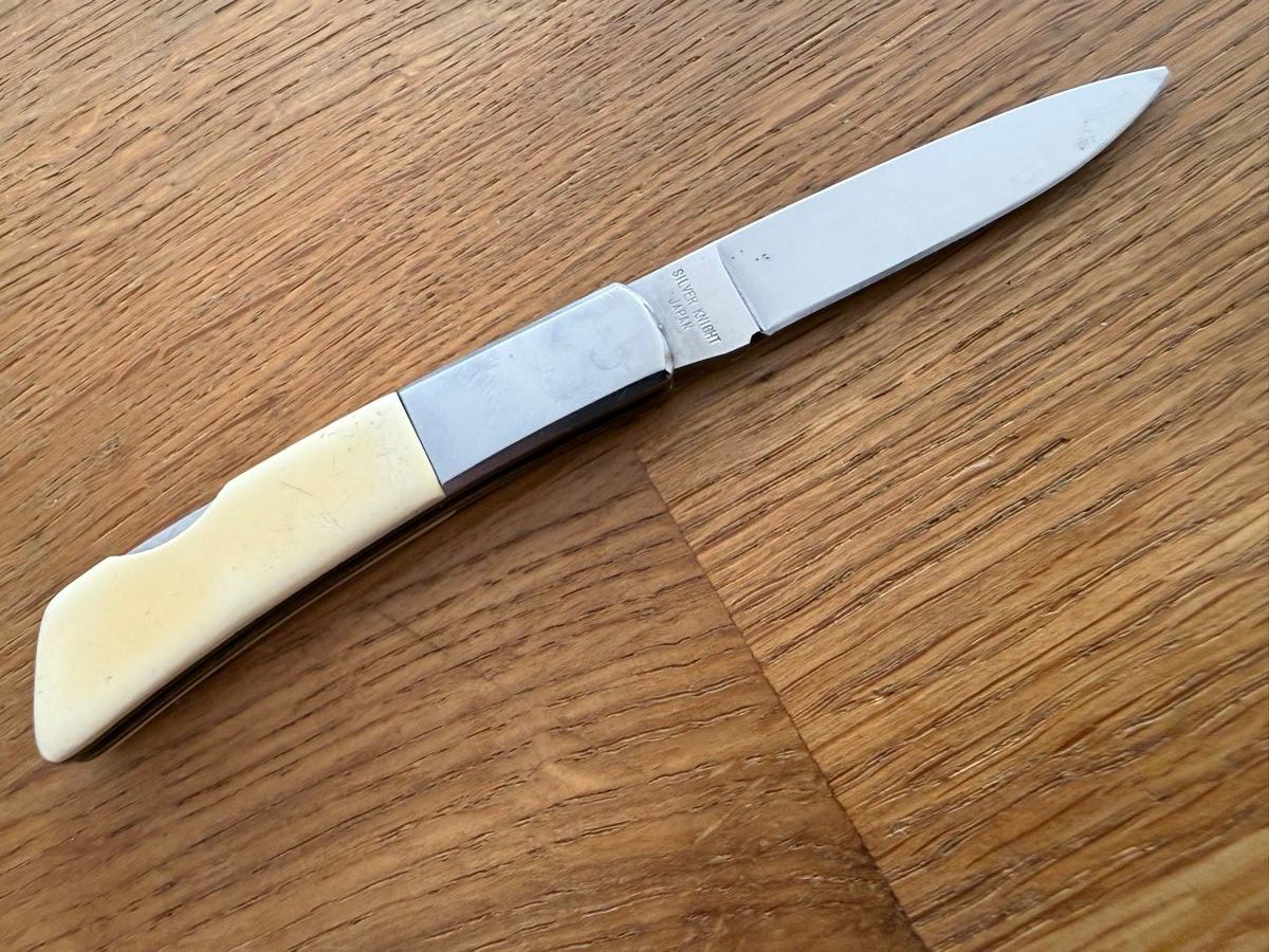 Gerber Coltelli tascabile: Gerber Silver Knight Taschenmesser Skrimshaw – Usato da Goldach venduto da Donpancho 4