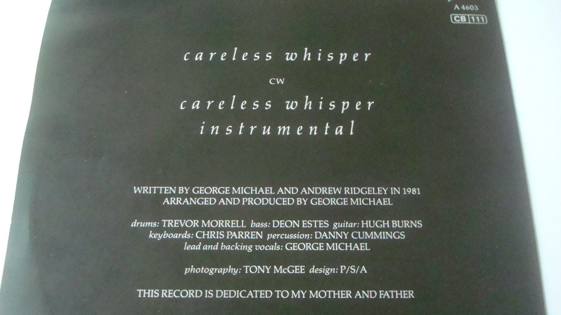 Schallplatten: George Michael careless whisper – Gebraucht aus Münchenstein von Pesci6 1