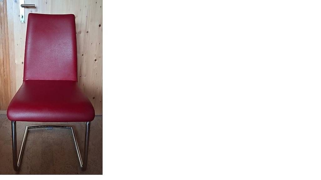 Chaises: Sitzplatz Esstisch-Stuhl leder – D'occasion à Ettingen par Billy4107
