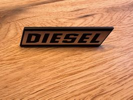 VW Golf Diesel Emblem