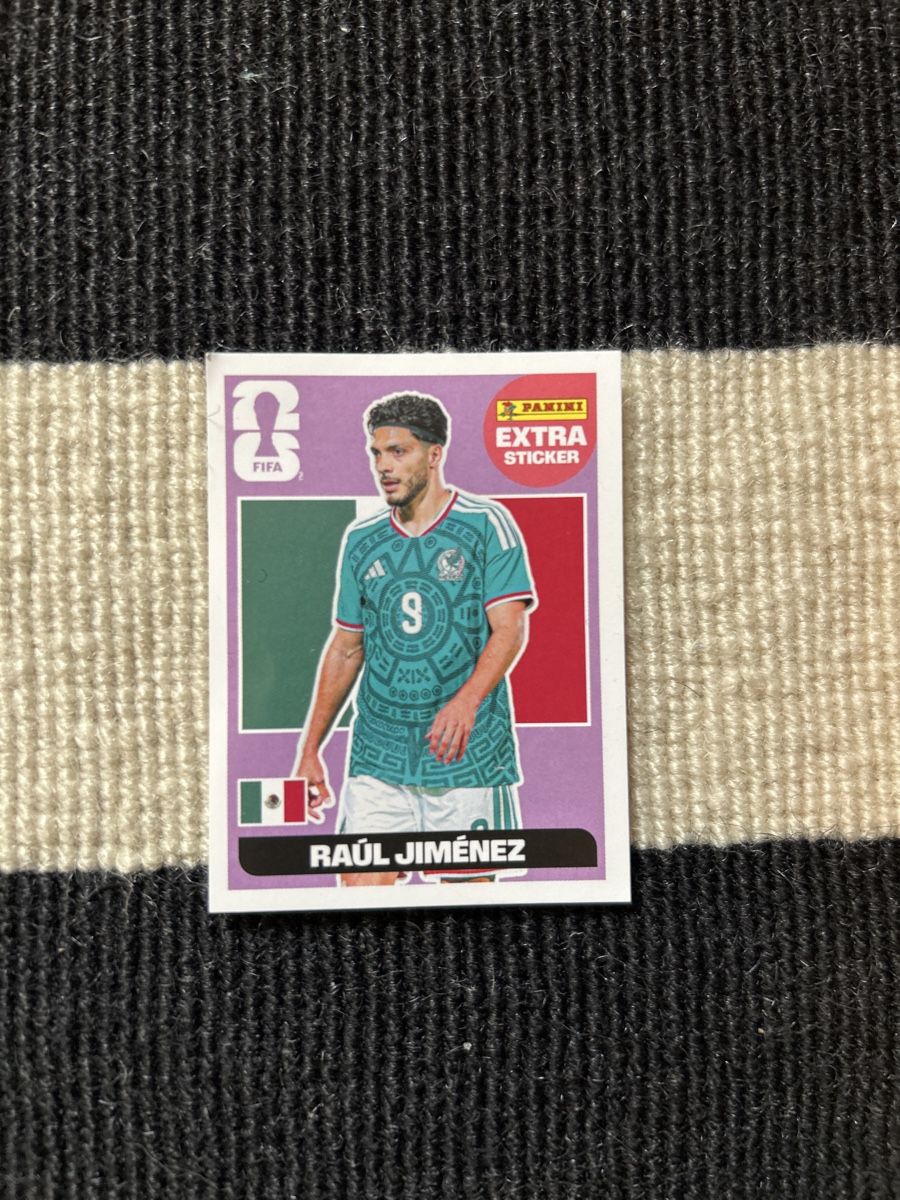 Panini Carte collezionabili: Raúl Jiménez Extra Sticker  – Usato da Zug venduto da annatina29