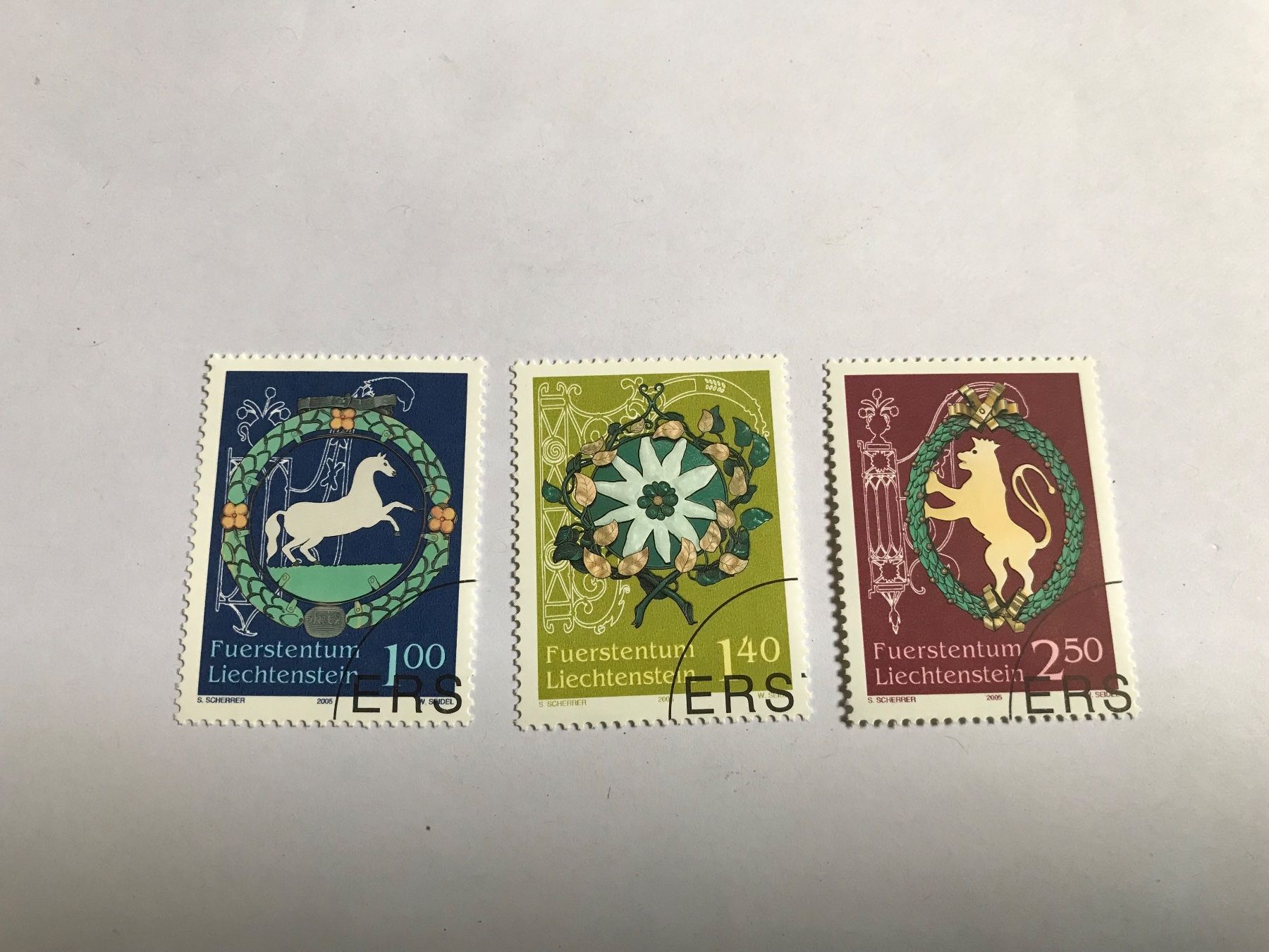 Alle Briefmarken: briefmarken FL, 6.6.2005, gestempelt – Gebraucht aus liestal von makai05