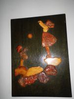 Tableau fait en vrais morceaux d'ambre