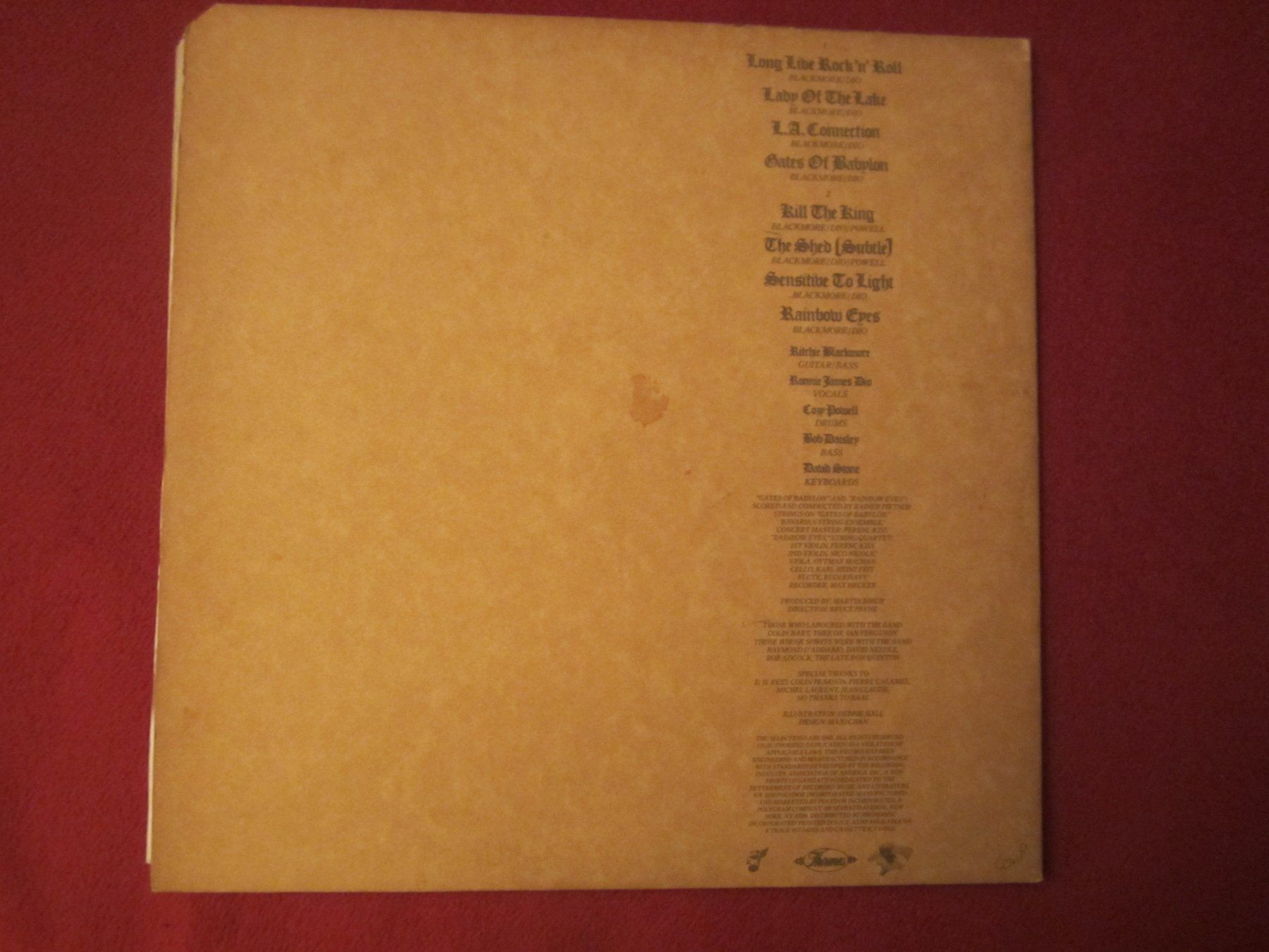 Dischi in vinile: LP- RAINBOW:LONG LIVE ROCK N ROLL!!(POLYDOR 1978) – Usato da Volketswil venduto da nemo2000 1