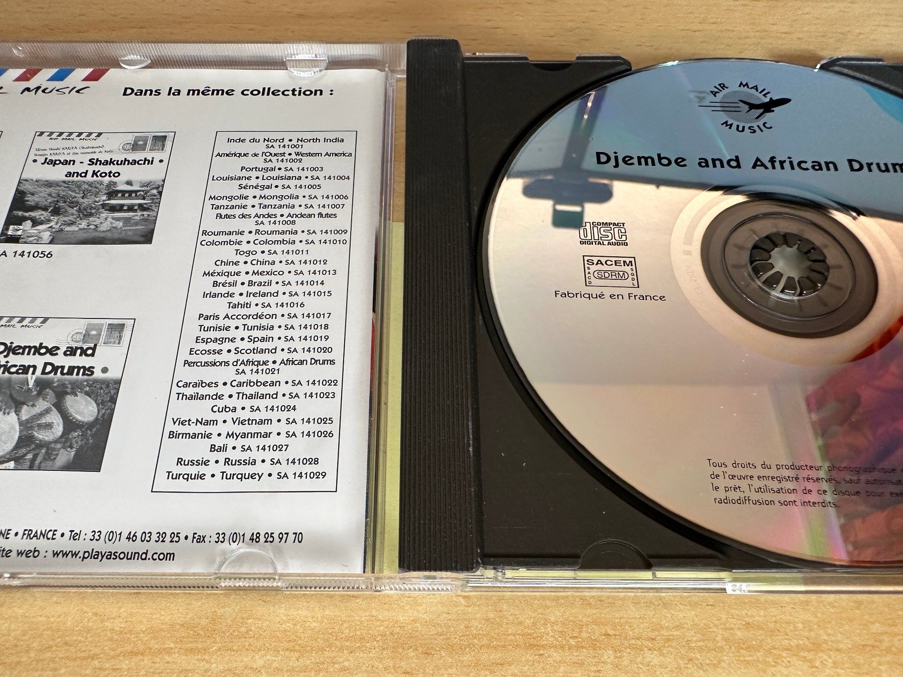 CD: Various – Djembe And African Drums – Usato da Rikon im Tösstal venduto da Alpenmutz 2