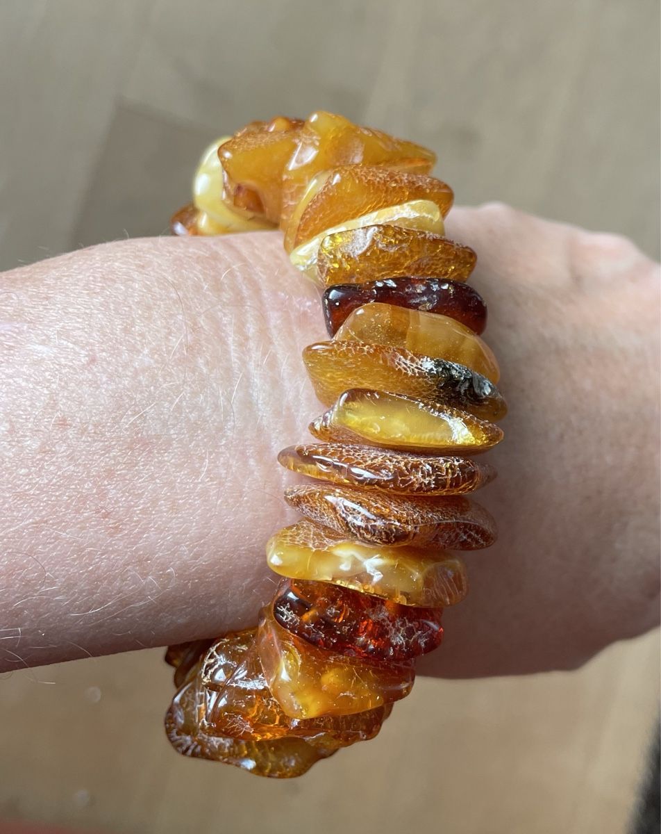 Bracciali & Braccialetti: Bernstein Armband, Rarität – Nuovo e nell'imballaggio originale da Ebikon venduto da elischka