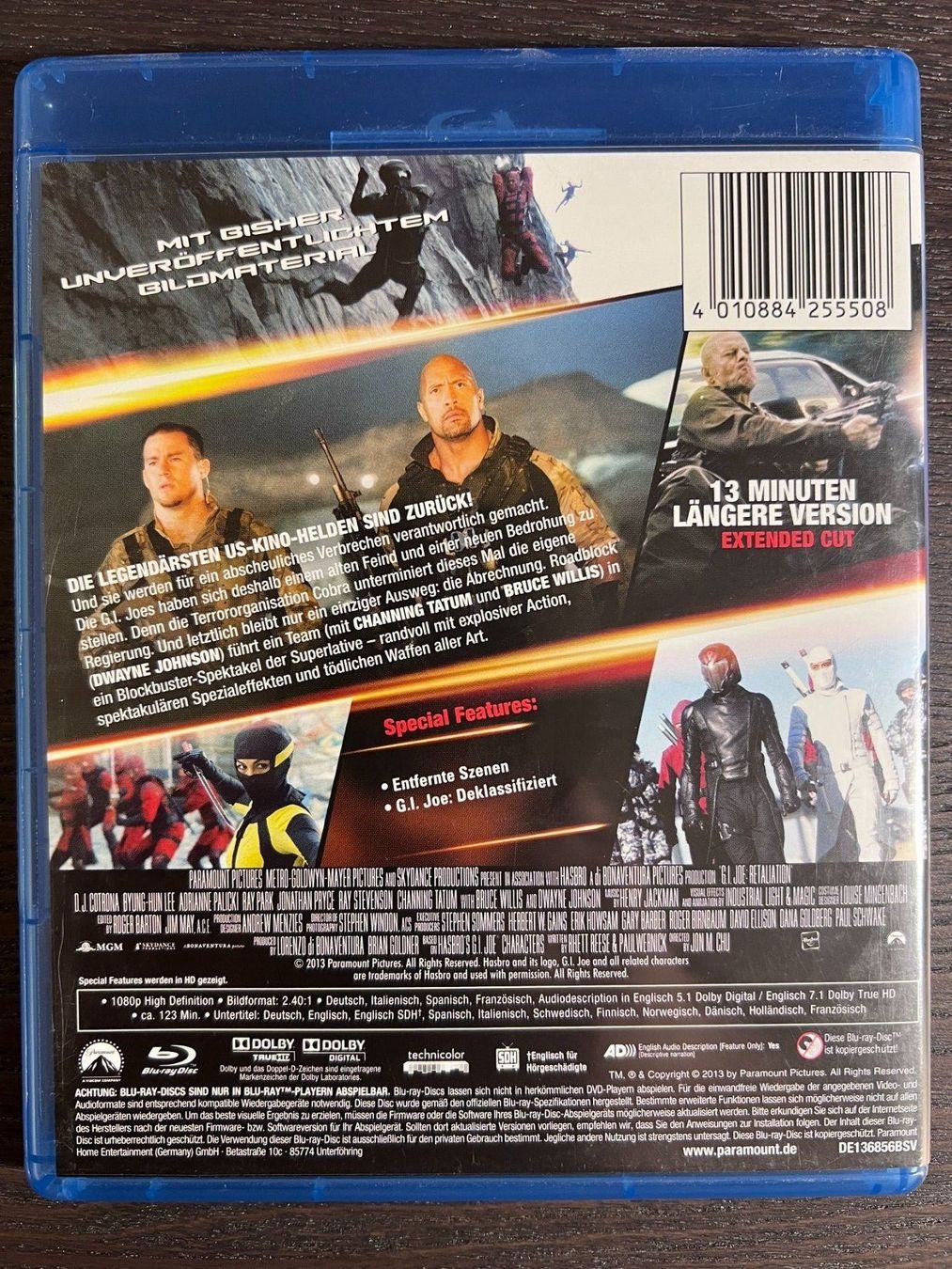 Alle DVDs: G. I. Joe - Die Abrechnung – Gebraucht aus Zürich von Blu-ray_ZH 1