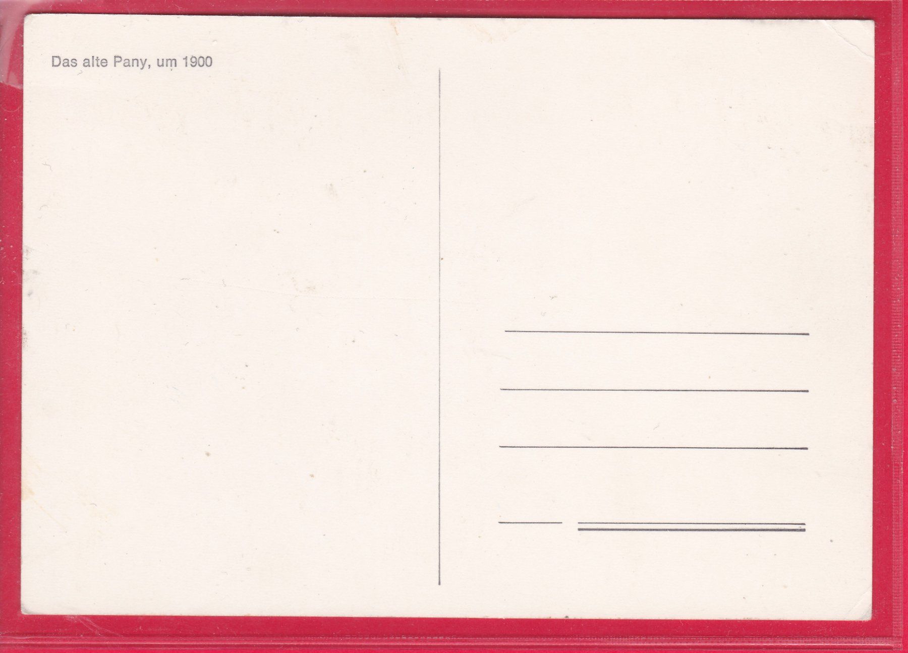 Cartoline postali: PANY GEGEN DAS MATTLISHORN – Usato da Oberrieden venduto da Gebirgsstelze 1