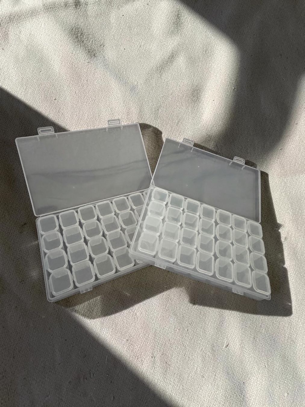 Contenitori & Simili: 2 Aufbewahrungsboxen / Sortierboxen transparent mit Deckel – Usato da Bern venduto da MissionAusmisten 3