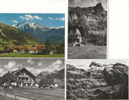 Lenk BE 4 AK LOT 1 ab ca.1950 Hotel Waldrand, Berge,Räzlialp