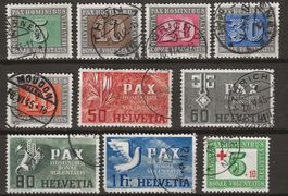 CH262 - Petit lot Pax obl.