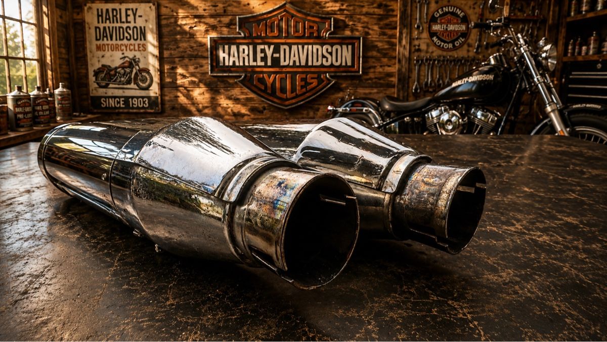 Harley-Davidson Auspuffanlagen: Zwei Harley-Davidson Auspuffe – Gebraucht aus Köniz von George9911 2