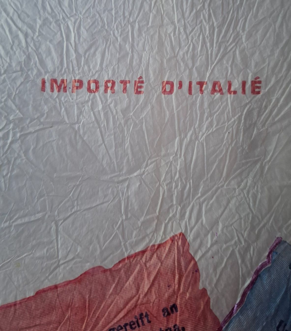 Carta: ALTES, GROSSES ORANGENPAPIER 39 x 39 CM – Usato da Grüningen venduto da Kartensammler 7