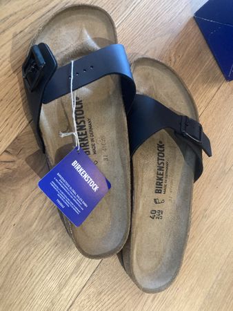 Birkenstock Madrid BS, Leder, Gr. 40, normale Weite Neu