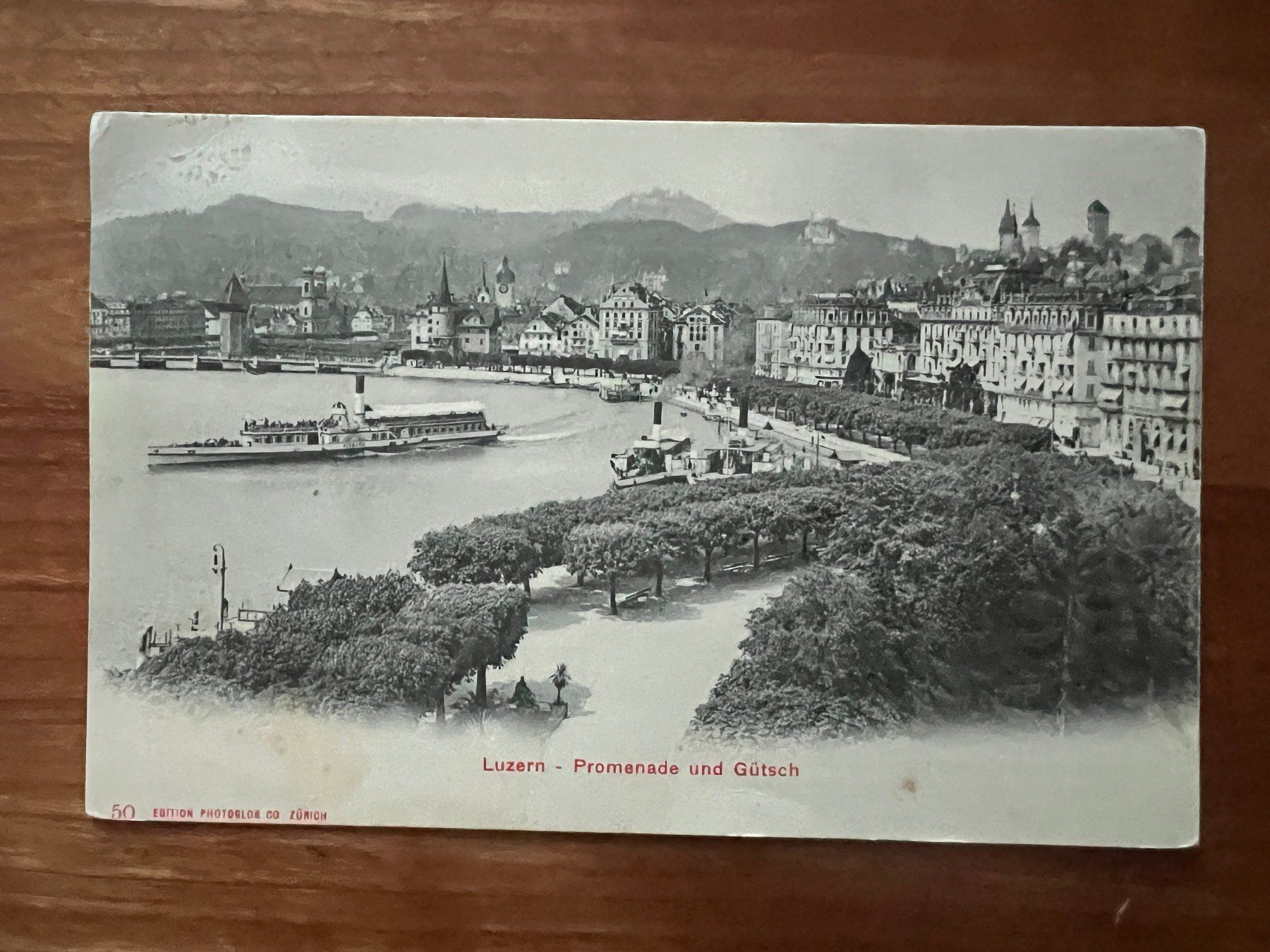 Cartoline postali: AK  1906 Luzern  (G2740) – Usato da Hinwil venduto da Sidi4