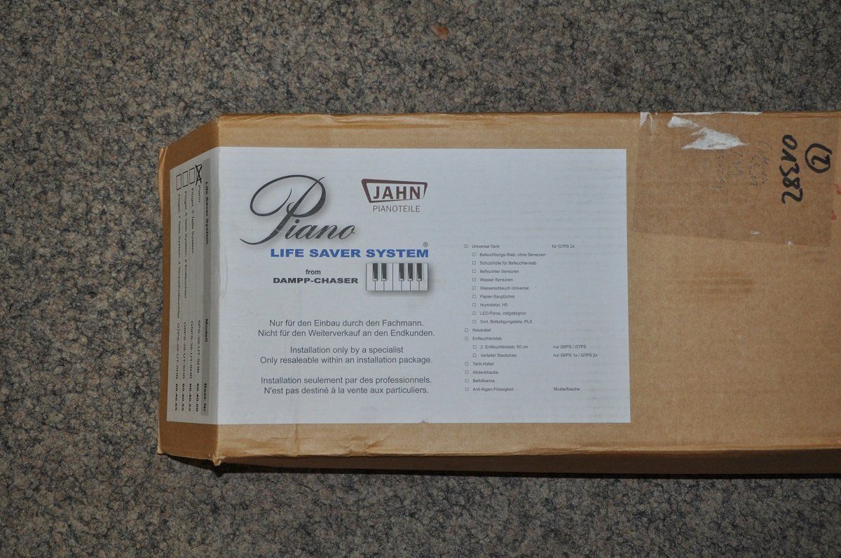 Strumenti musicali: Piano Live Saver System, Feuchtigkeitskontrollsystem Klavier – Nuovo e nell'imballaggio originale da Oberrieden venduto da kratos8