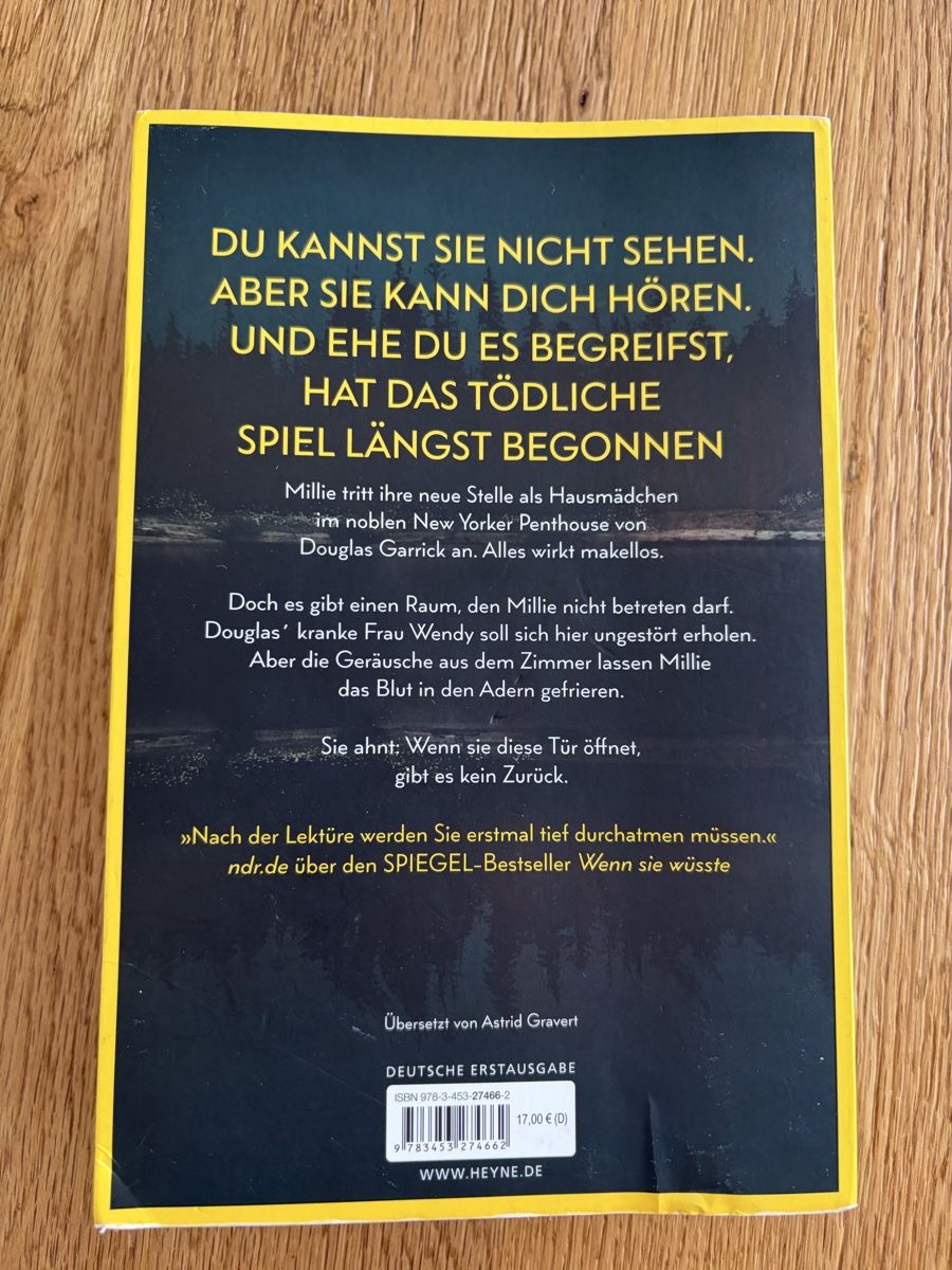 Bücher: Sie kann dich hören - Freida McFadden – Gebraucht aus Burgdorf von nib_zf7z 2