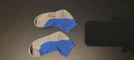 Falke Kinder Socken Sportsocken Blau Grau Grösse 27-30