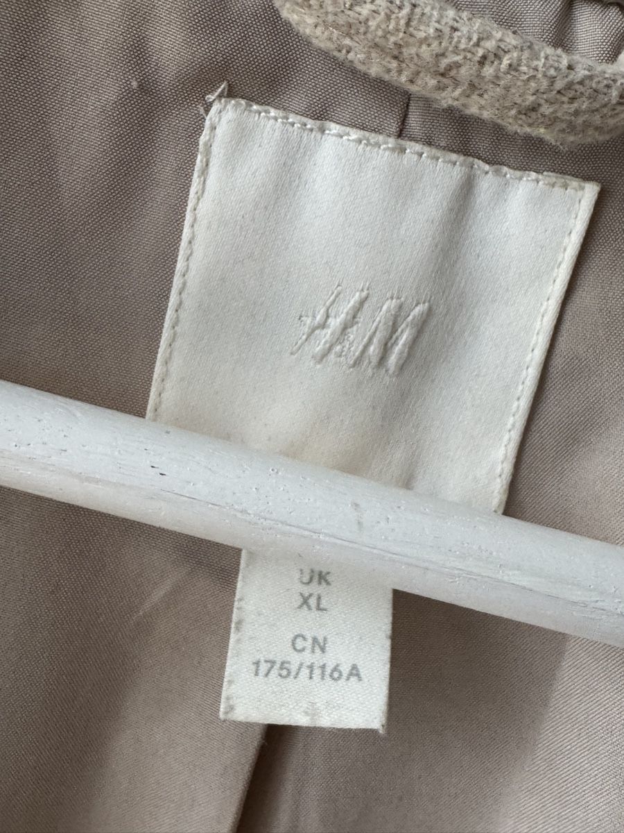 H&M Cappotti: Cooler Oversize Wollblazer, Beige – Usato da Zürich venduto da Zisi7 3