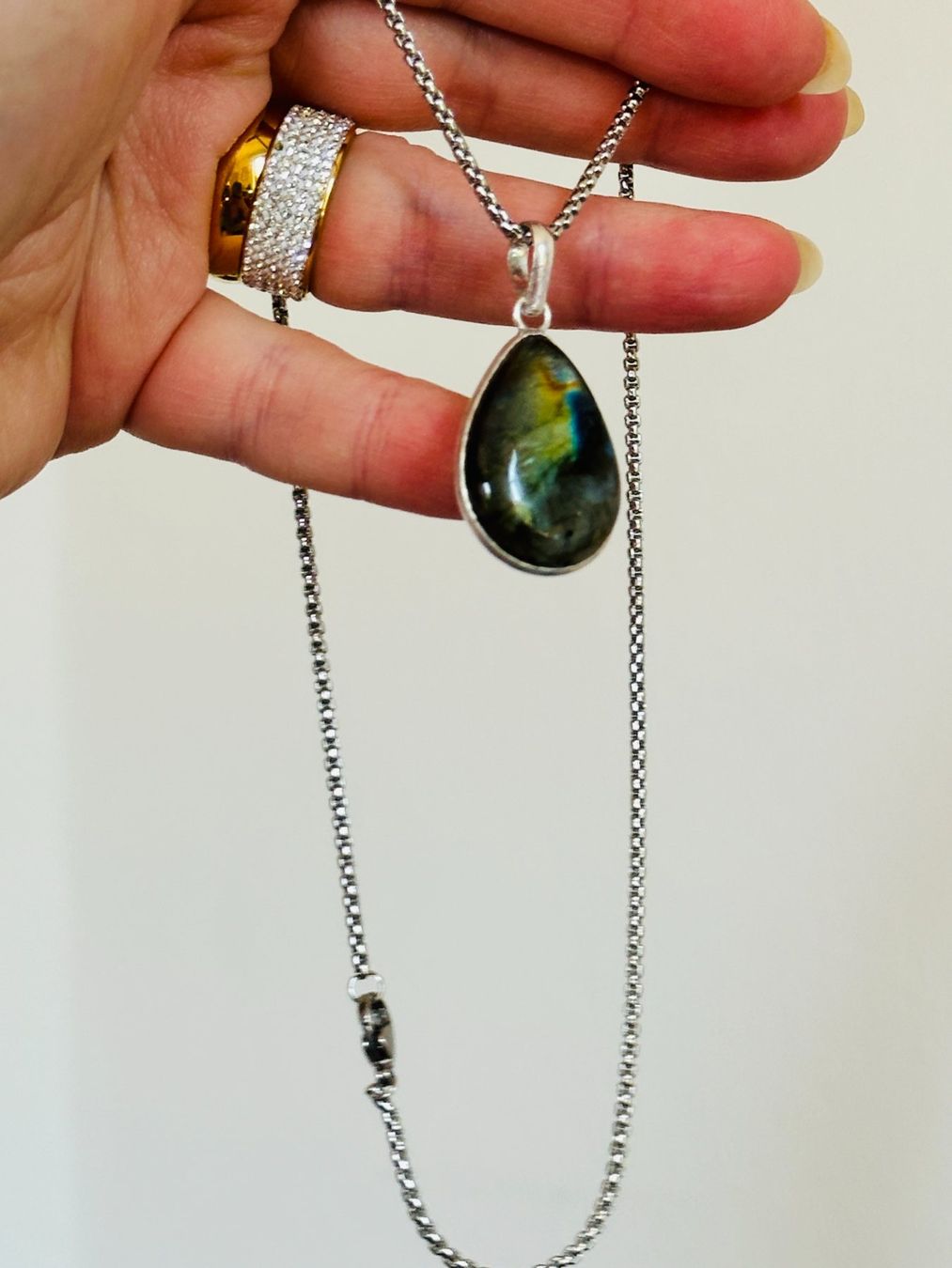 Catenine: Labradorite Gemstone Handmade Jewelry necklace – Nuovo e nell'imballaggio originale da Genève venduto da AGBERG 6