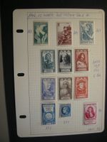 1946 FRANCE, Mi Nr. ab 759 POSTFRISCH/falz*, 12 Werte