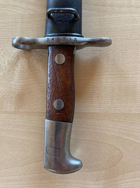 Schweizer Armee Armi bianche: Bajonett 1899 – Usato da Kirchberg BE venduto da Multimeter_93 1