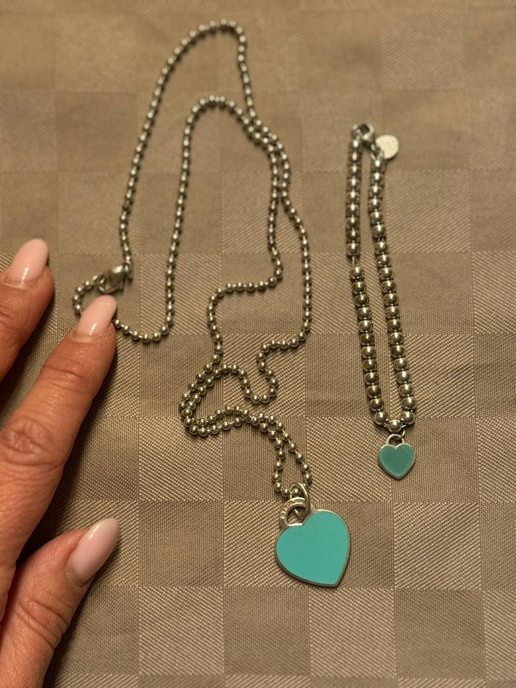 Altri gioielli: Authentic Tiffany & Co. Necklace & Bracelet Set, Silver – Usato da Brunnen venduto da Gari99