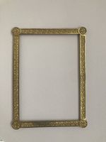 Antiker Bilderrahmen / Spiegelrahmen (Metall)