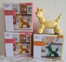 Ballonfigur/Ballonskulptur, 3 Stück, Keramik, 17.5 cm lang