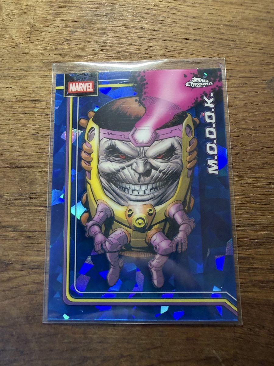 Topps Carte collezionabili: 2026 Topps Chrome Marvel Sapphire Comics MODOK Base – Nuovo (secondo la descrizione) da Goldach venduto da pipinio